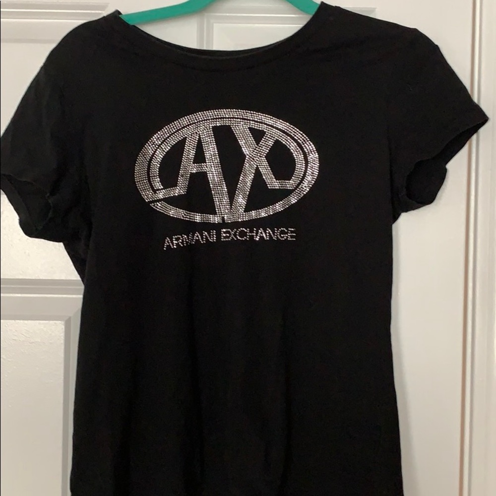 Black Armani Exchange Tee shirt